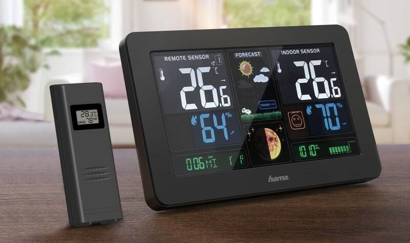 Meteorologická stanica Hama Premium čierna