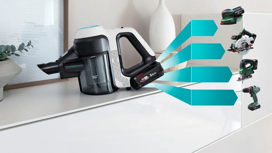 Tyčový vysávač Bosch Unlimited 7 ProHygienic Aqua BCS71HYG1 biely BOSBCS712HYG5-batéria