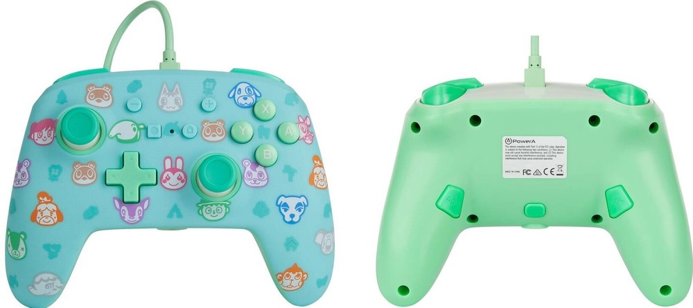 Gamepad PowerA Enhanced Wired pre Nintendo Switch - Animal Crossing PowerA Enhanced Wired Controller