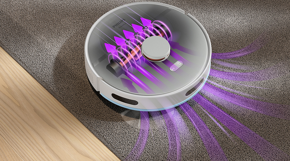 Robotický vysávač Philips Series 2000 XU2100/20 biely Philips XU2100/20 Series 2000″ width=