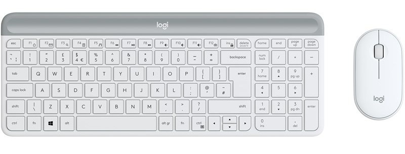 Klávesnica s myšou Logitech Wireless Combo MK470 Slim, CZ/SK biela Klávesnica s myšou Logitech Wireless Combo MK470 Slim, SK - biela
