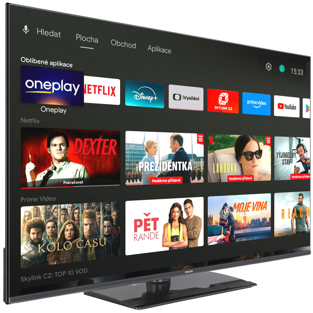 Televízia Finlux 40FFI5671 ponuka aplikácií
