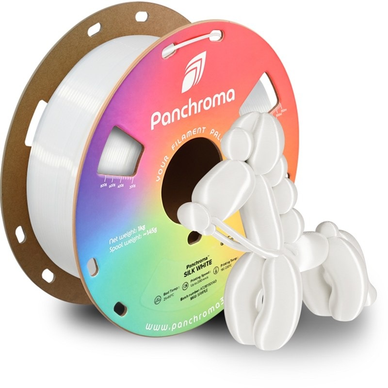 Filament Polymaker Panchroma PLA Silk - biely