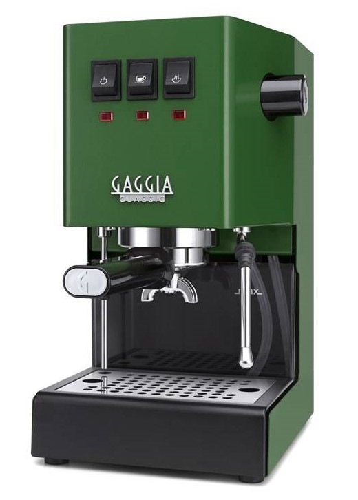 Pákový kávovar Gaggia Classic E24 zelený