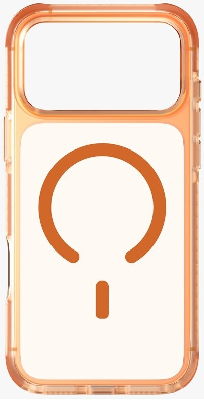 Kryt na mobil Uniq Combat MagClick Apple iPhone 17 Pro Max v oranžovom dizajne