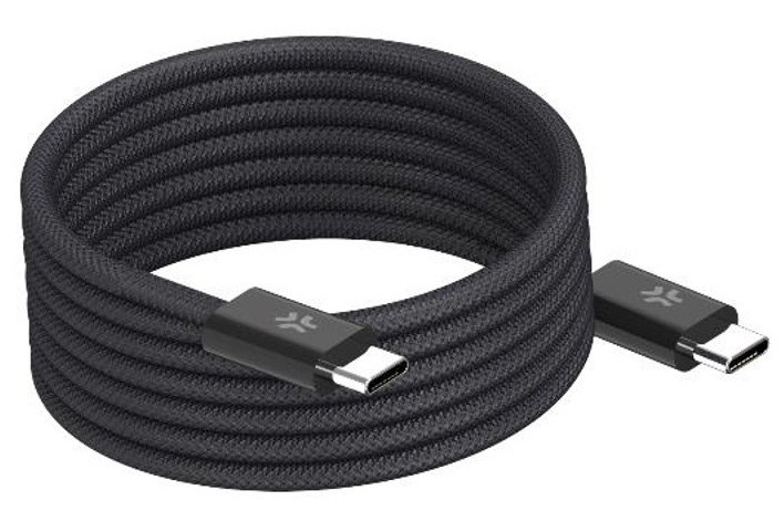 Dátový kábel Celly s výkonom až 60 W, čierna farba