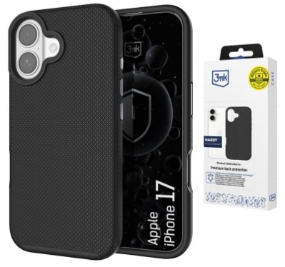 Kryt na mobil 3mk HARDY Shockproof MagCase na Apple iPhone 17 čierny Kryt na mobil 3mk HARDY Shockproof MagCase na Apple iPhone 17 - čierny