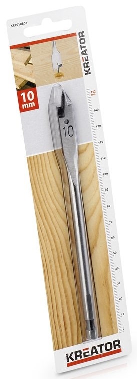Vrták Kreator KRT010803, do dreva 10×152 mm