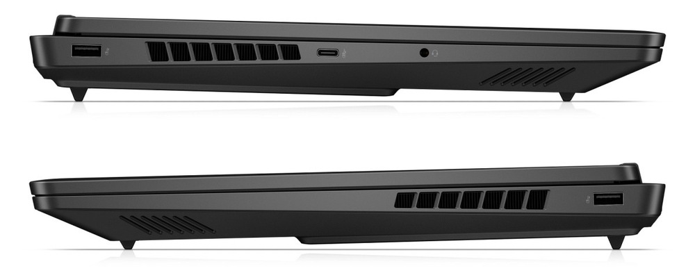 Zatvorený notebook HyperX OMEN 16-am2000ncx z oboch profilov