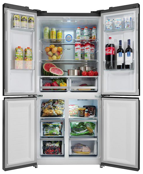 Americká chladnička Concept TITANIA LA8383ds čierna/nerez