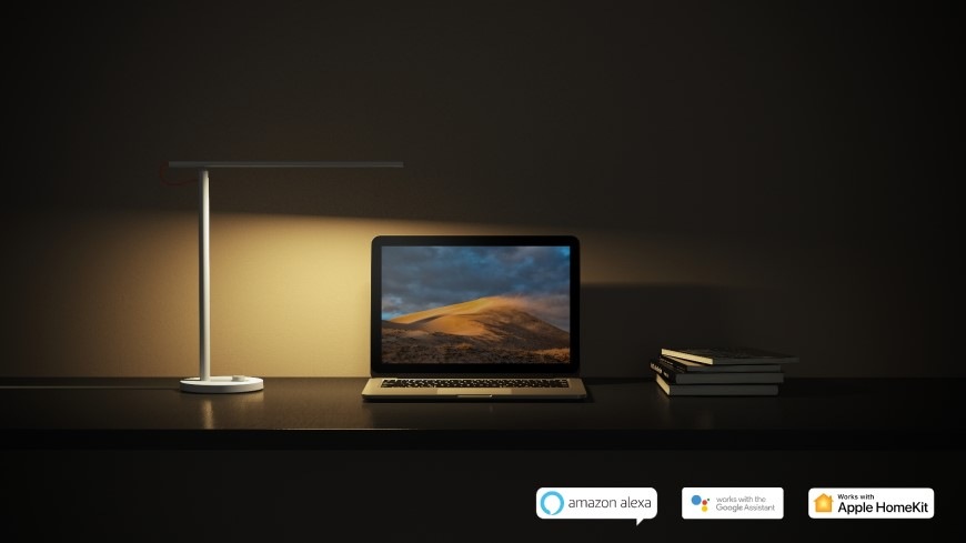 Stolná lampa Xiaomi Mi Smart LED Desk Lamp 1S EU biela Stolná LED lampička Xiaomi Mi Smart LED Desk Lamp 1S EU - biela