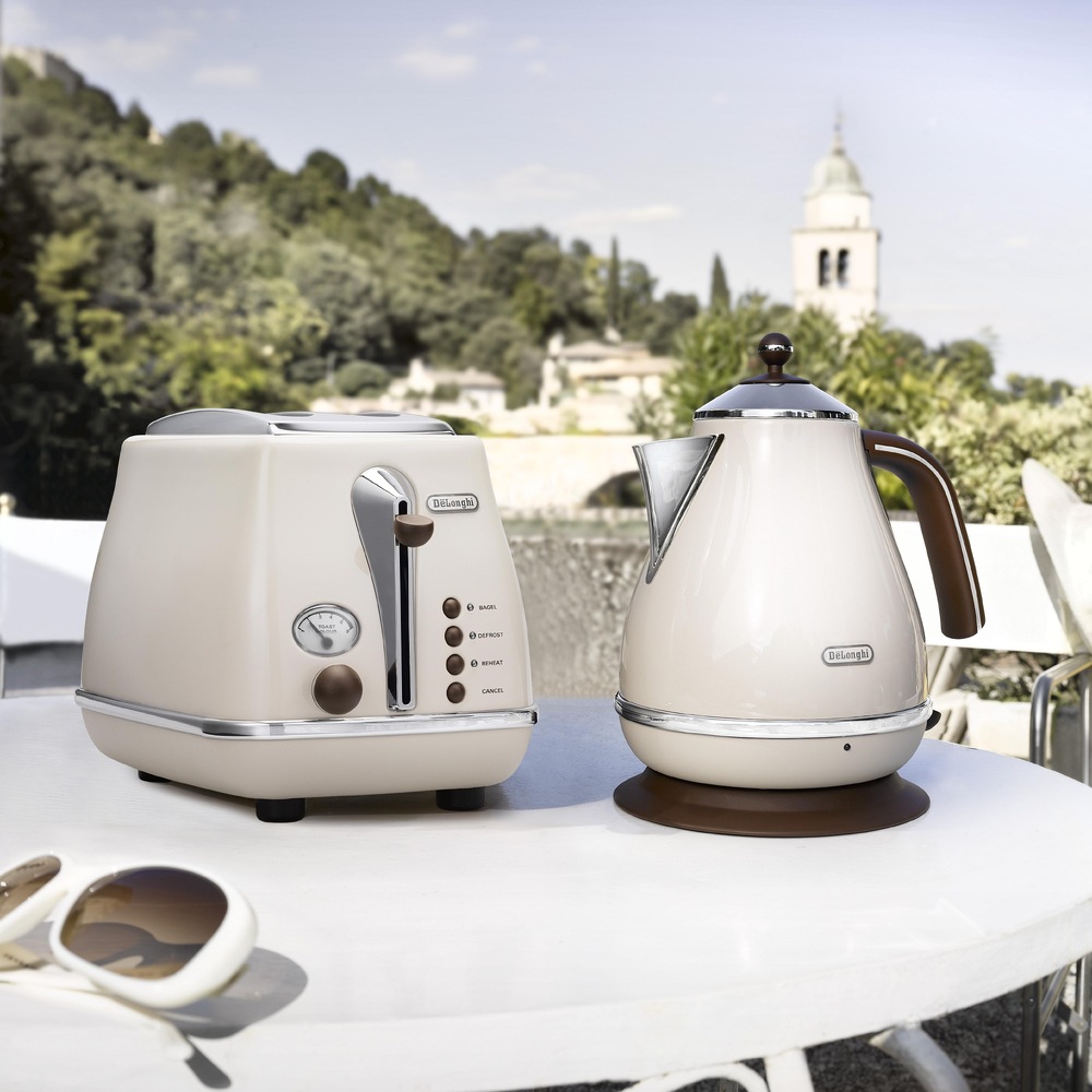 Hriankovač De'Longhi Icona Vintage CTOV2103.BG béžový Hriankovač De'Longhi Icona Vintage CTOV 2103.BG dvojštrbinový