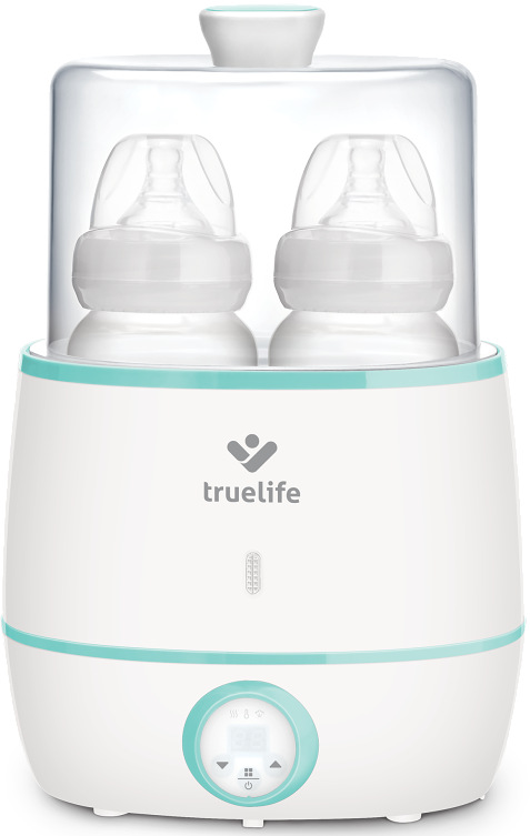 Ohrievačka dojčenských fľašiek TrueLife Invio BW Double biely/zelený
