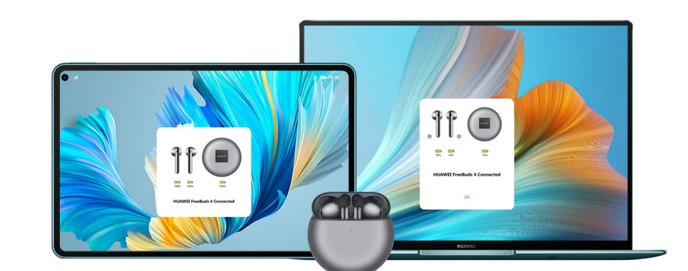 Slúchadlá Huawei FreeBuds 4 biela
