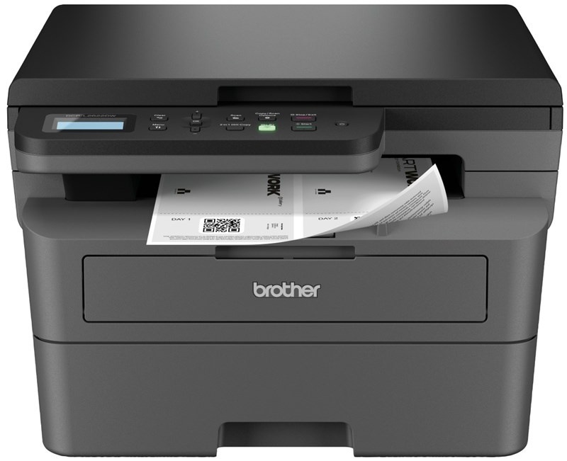 Tlačiareň multifunkčná Brother DCP-L2622DW čierna/sivá