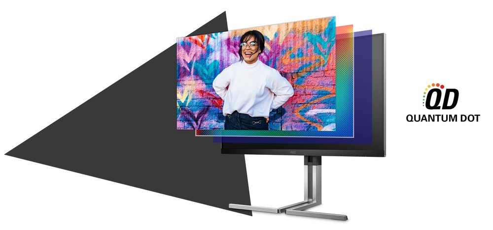 Monitor AOC Q27U3CV čierny/strieborný Monitor AOC Q27U3CV čierny/strieborný