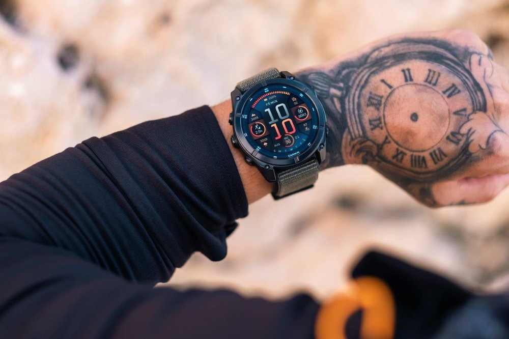 Inteligentné hodinky Garmin fenix 8 47 mm AMOLED - Slate Gray / Black Silicone Band