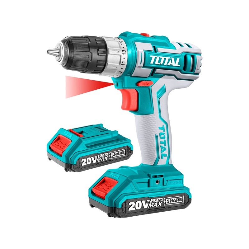 Aku vŕtačka Total tools TDLI200215 20 V (s batériou)