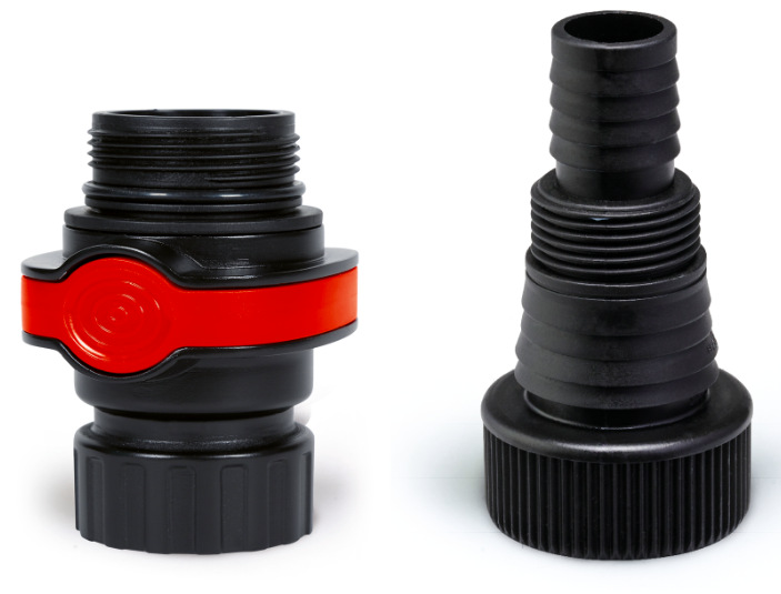 Rýchlospojka a univerzálny adaptér pre hadice 25 mm, 38 mm a závit G 1"