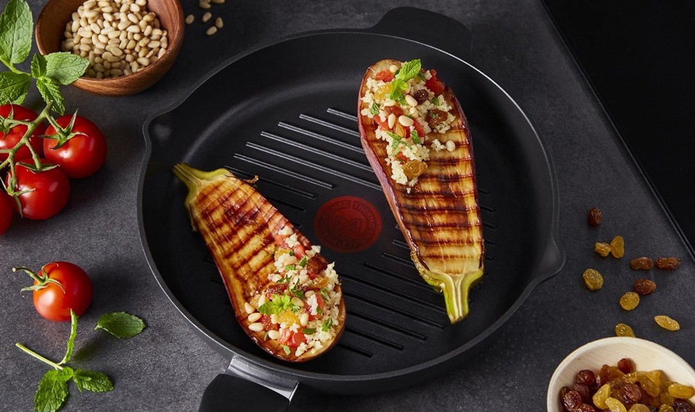 Panvica grilovacia Tefal Unlimited E2294074, 26 cm čierna