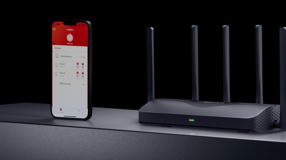 Router Mercusys MR47BE, Wi-Fi 7 čierny