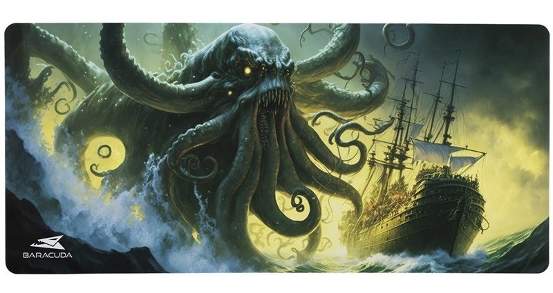 Podložka pod klávesnicu a myš Baracuda DARKWATER, 75 × 35 cm