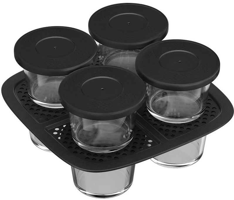 Súprava pohárov Tefal XA1140E2 Easy Fry čierna