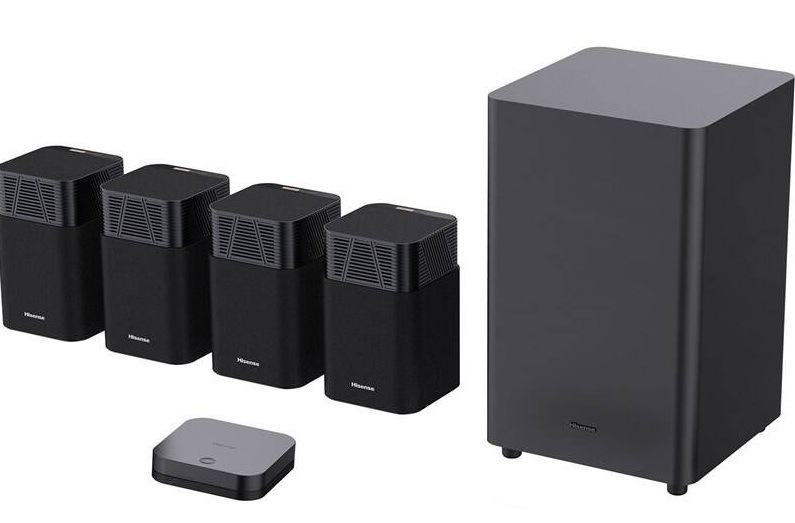 Soundbar so zadnými reproduktormi Hisense HT SATURN