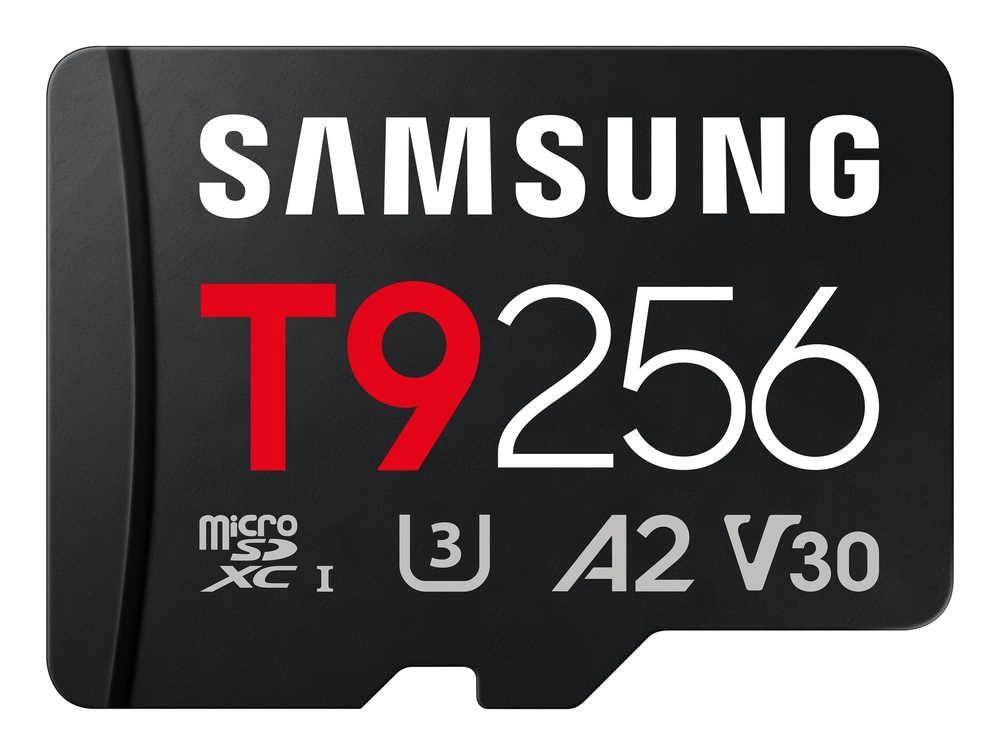 Pamäťová karta Samsung T9 MicroSDXC 256GB UHS-I U3 (200R/130W) čierna Pamäťová karta Samsung T9 256 GB MicroSDXC U3 A2 V30