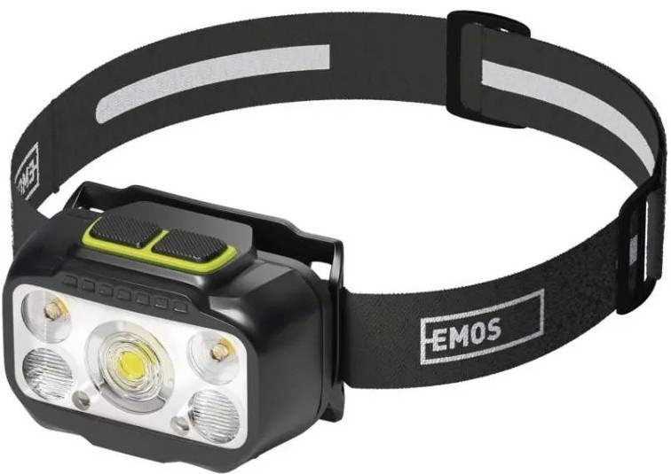 Nabíjacia LED čelovka EMOS so svetelným tokom 550 lm