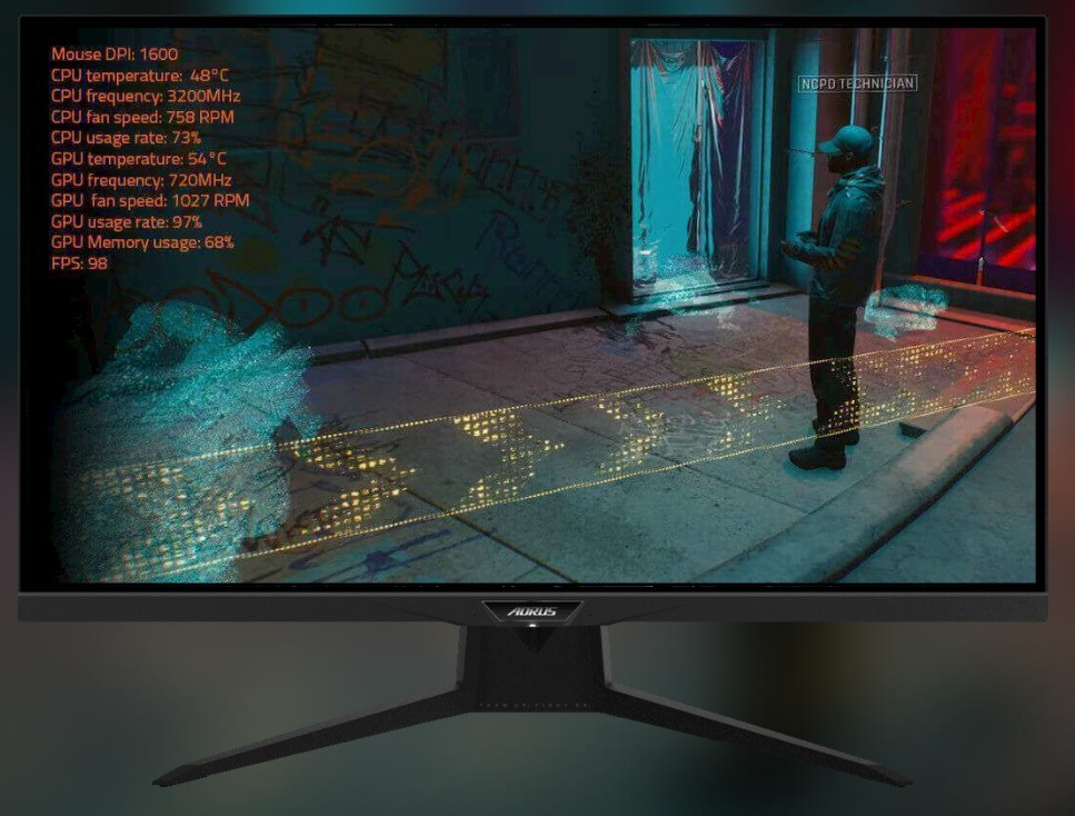 Herný monitor GIGABYTE AORUS FI32Q X čierny