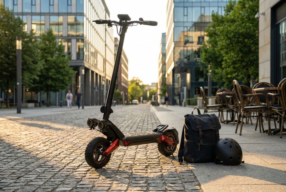 Elektrická kolobežka Sencor Scooter X50 OFF-ROAD v meste