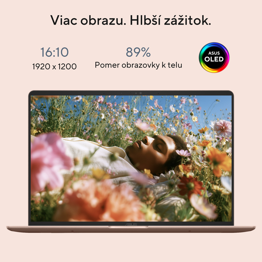 ASUS Zenbook 14 a Viac obrazu. Hlbší zážitok
