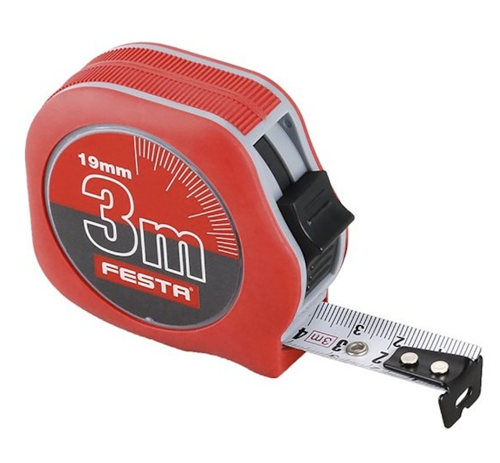Meter zvinovací Festa 3 m x 19 mm