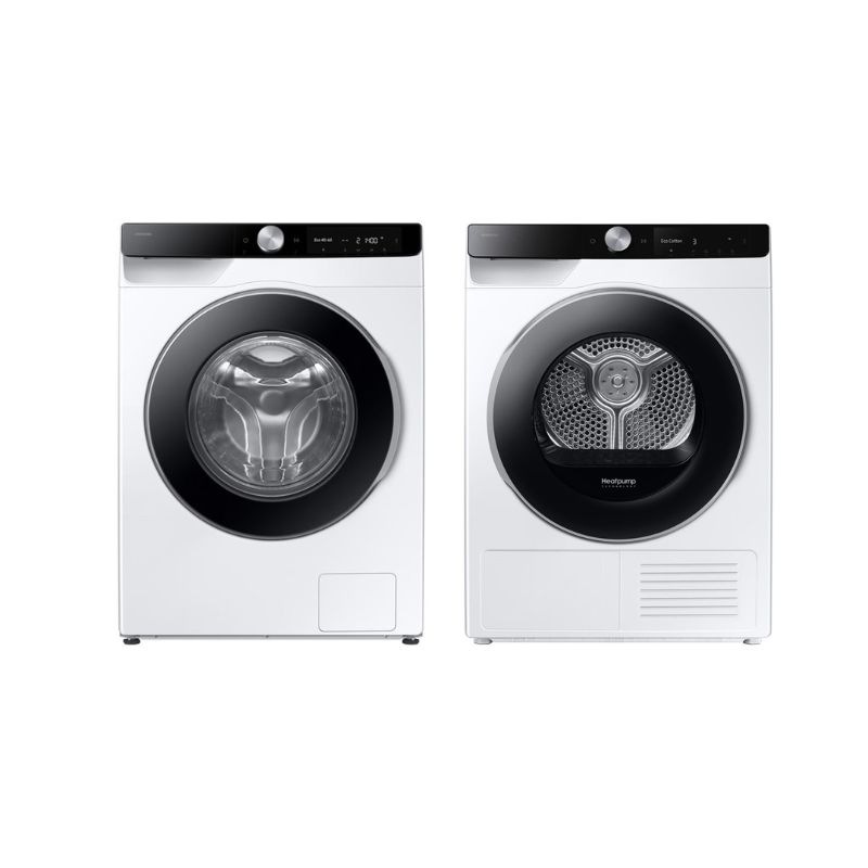 Set práčka Samsung WW90DG6U85LKU4 biela farba + sušička DV90DG6845LKU4 biela farba