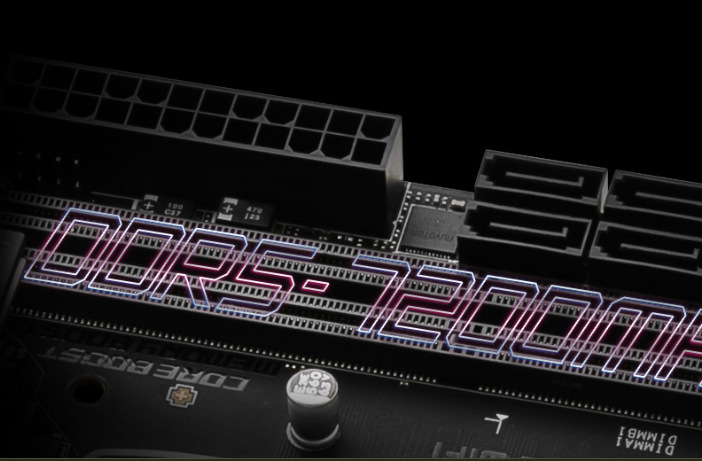 Základná doska MSI MPG B760I EDGE WIFI MSI MPG B760 EDGE WIFI podporuje RAM DDR5