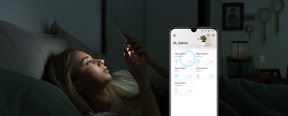 Inteligentná zásuvka TP-Link Tapo P100 biela Inteligentná zásuvka TP-Link Tapo P100 biela