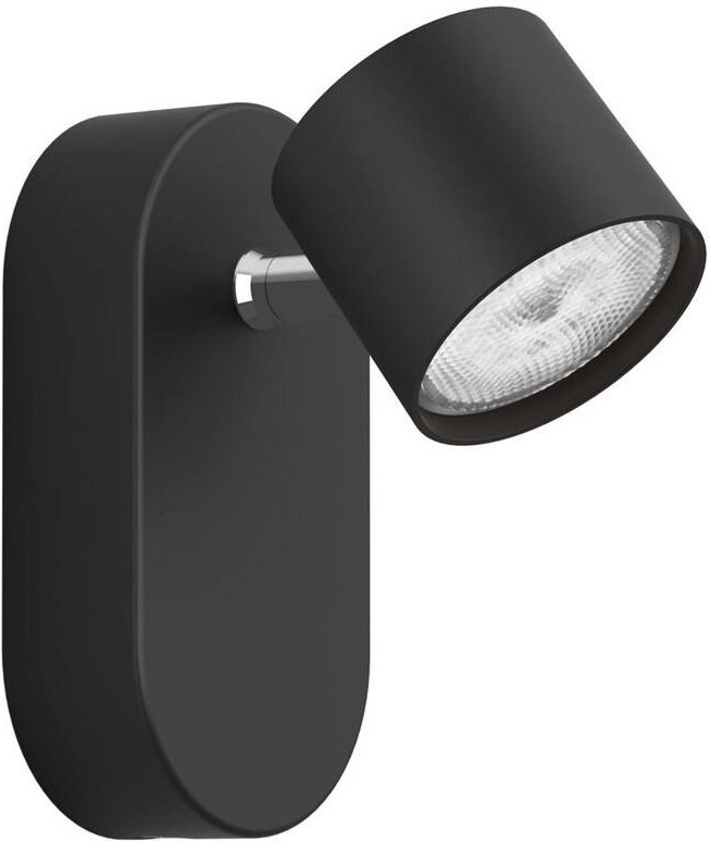 Bodové svietidlo Philips Star Single, 1xLED čierne