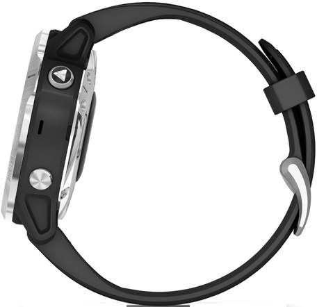 Inteligentné hodinky Garmin fenix6S Solar - Silver/Black Band