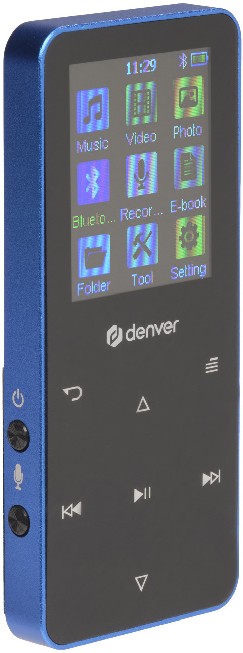 MP4 prehrávač Denver MP-1830 modrý MP4 prehrávač Denver MP-1830B, 4GB