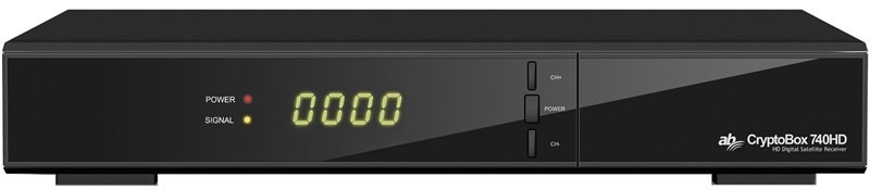 Satelitný prijímač AB Cryptobox 740HD.