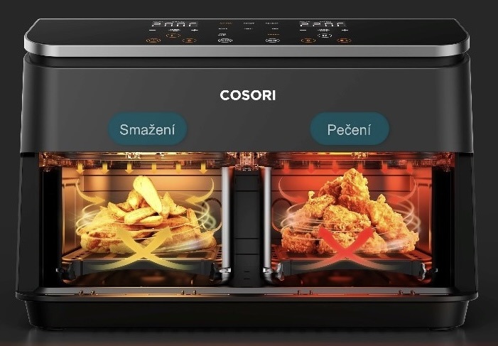 Fritéza teplovzdušná COSORI Dual Basket 8,5 l Fritéza teplovzdušná COSORI Dual Basket 8,5 l