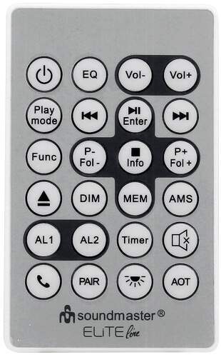 Rádioprijímač DAB+/CD Soundmaster UR2180SI strieborný