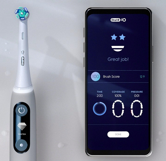 Zubná kefka Oral-B iO Series 6 Grey Opal sivá Zubná kefka Oral-B iO Series 6 Grey Opal sivá