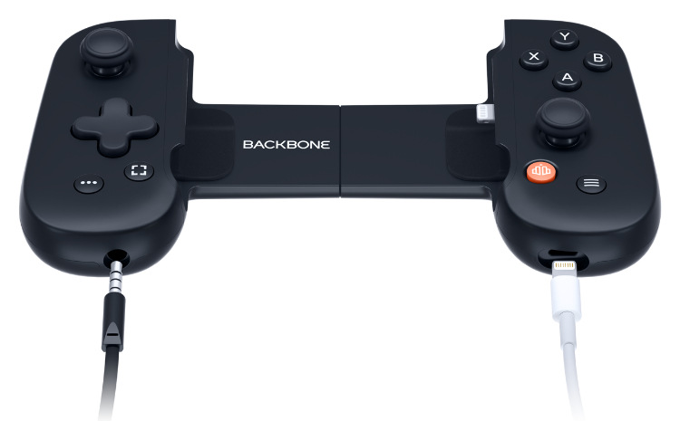 Gamepad Backbone One - Apple Edition Mobile Gaming Controller Lightning čierny Gamepad Backbone One - Apple Edition s konektormi