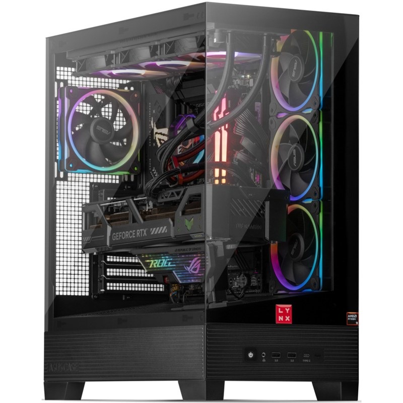 Lynx Challenger R7-9800X3D (10463207) v čiernej farbe.