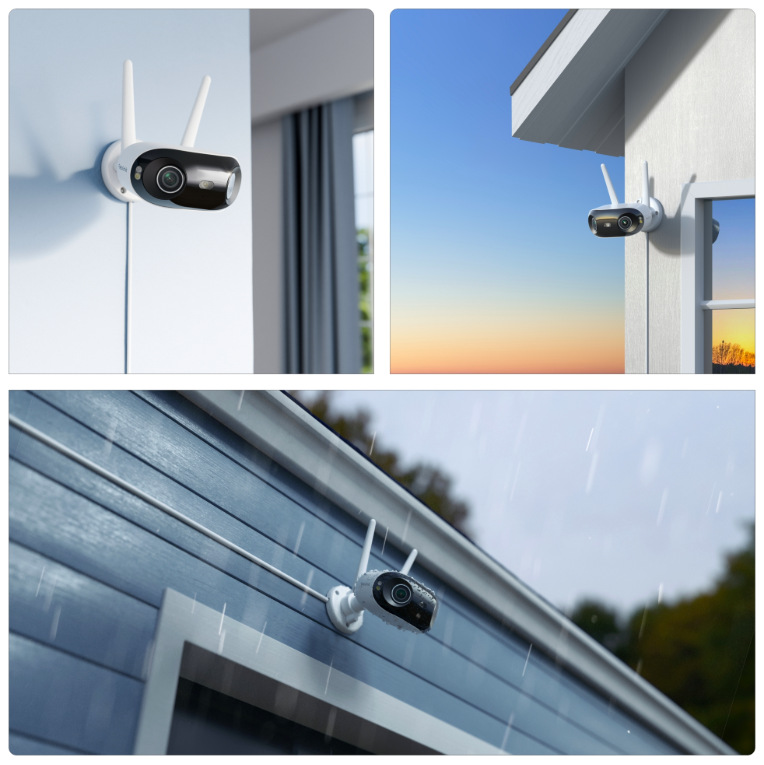 IP kamera Reolink Elite Series W740-A Wi-Fi biela IP kamera Reolink Elite Series W740-A Wi-Fi inštalovaná v interiéri aj exteriéri