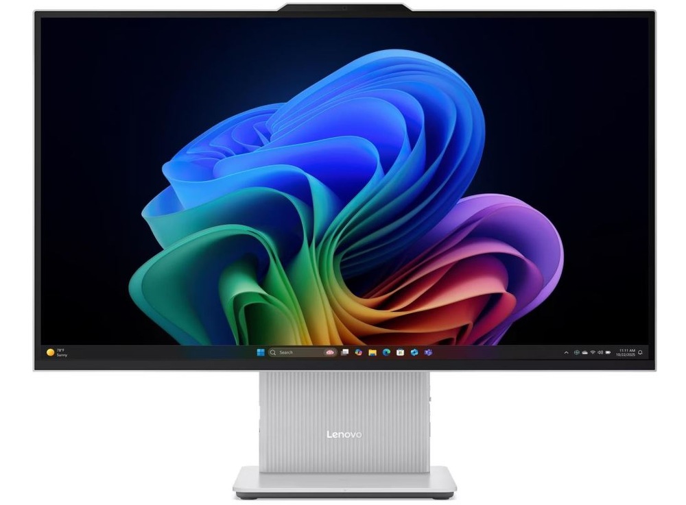 PC all in-one Lenovo IdeaCentre 27IPH11 sivý Počítač All In One Lenovo IdeaCentre 27IPH11, priamy pohľad