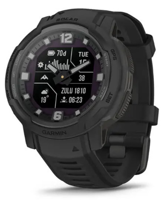 Inteligentné hodinky Garmin Instinct Crossover Solar – Tactical Edition čierne