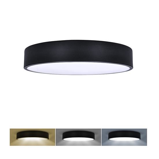 LED stropné svietidlo Solight LECCE, 40 cm čierne